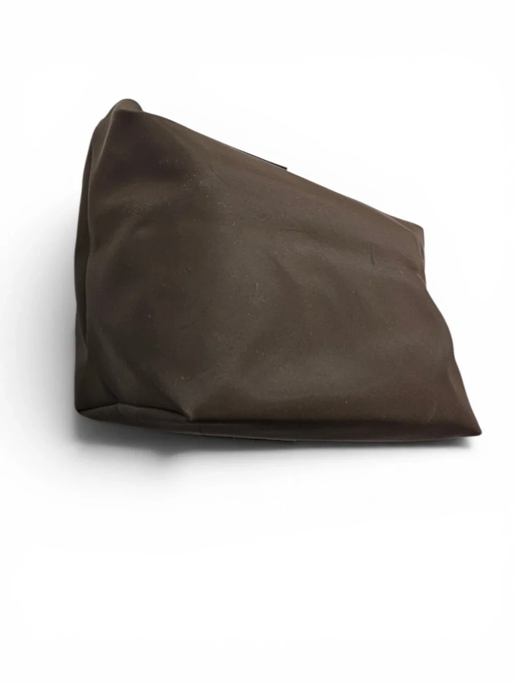 Fendi Pequin Nylon Vanity Bag In Brown Stripe With Gold Hardware